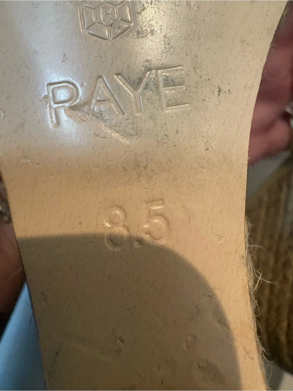 RAYE Mille Wedge Mule in Natural Jute